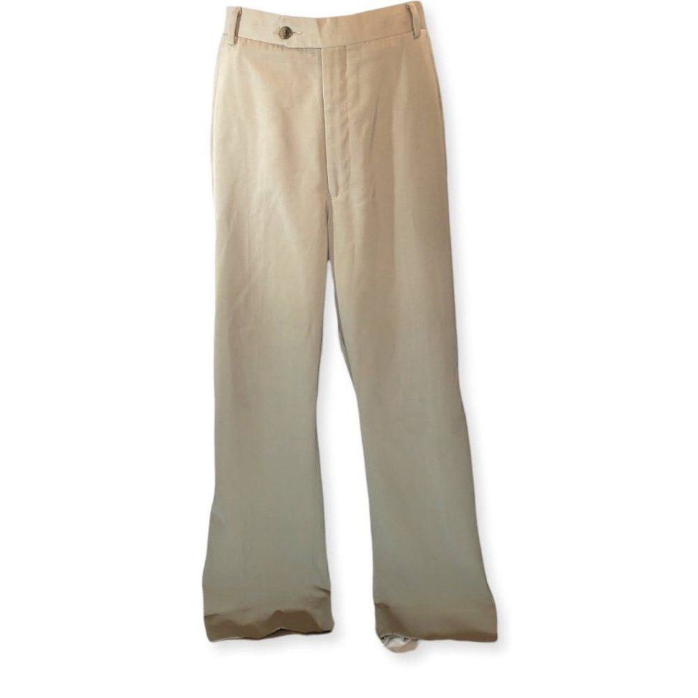Pierre Cardin Men's Beige Comfort Straight Dress Pants - Size L 38 x W 32